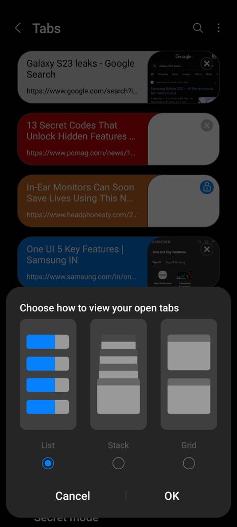 Samsung Browser Layout Android How to Manage and Organize Your Tabs in Samsung Internet Browser
