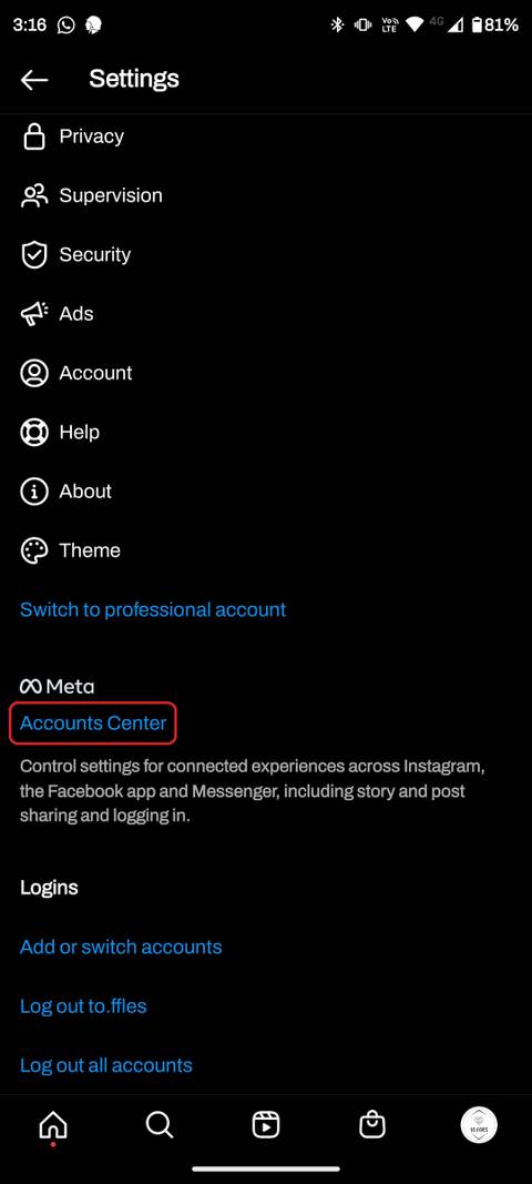 How to Access the Meta Accounts Center for Facebook and Instagram