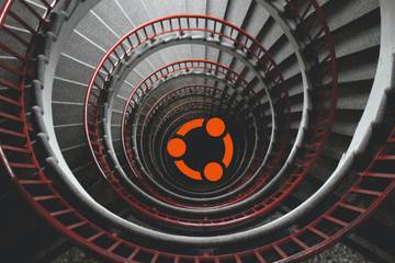 Ubuntu spiral login loop depicted