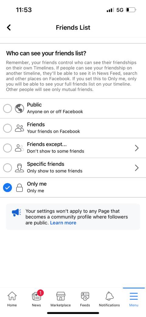 How To Hide Your Facebook Friends List