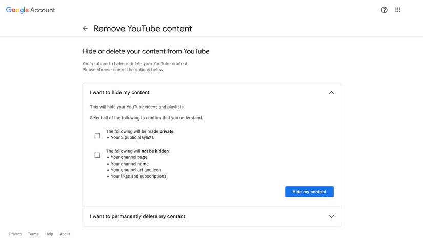 How to Delete Your YouTube Channel or Account