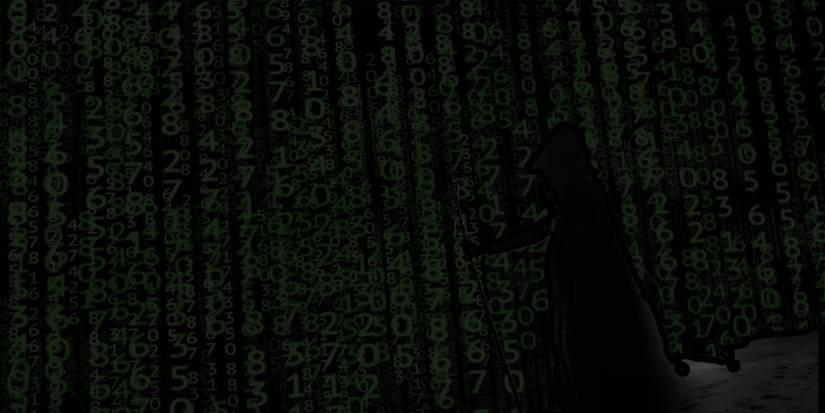 Lots of digital matrix code