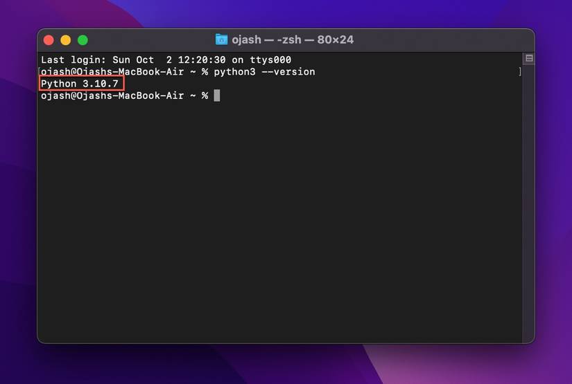 How to Install Python on Mac and Run Your First Script