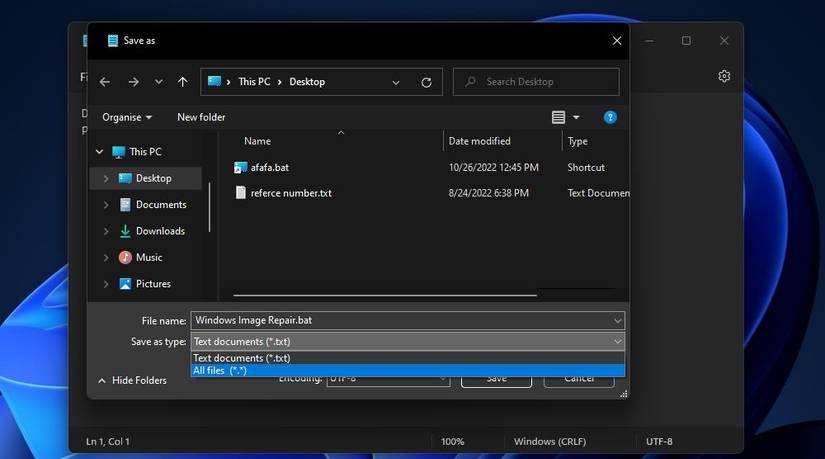 How to Set Up Windows Image Repair Scan Shortcuts in Windows 11