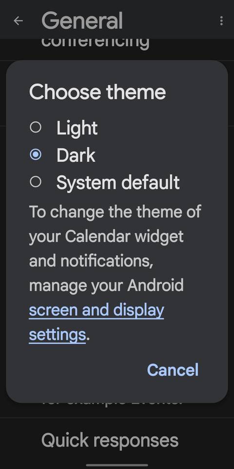 How to Enable Dark Mode in Google Calendar