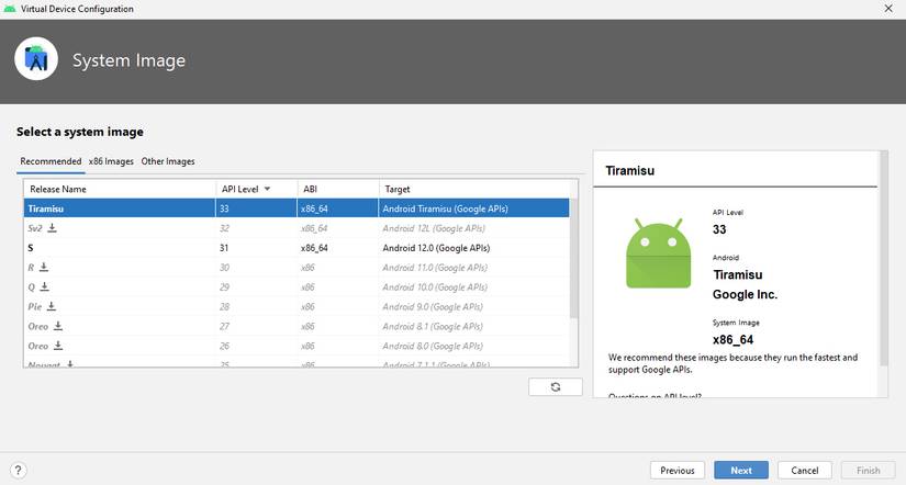 How to Install an Android 13 Tiramisu Emulator on Windows