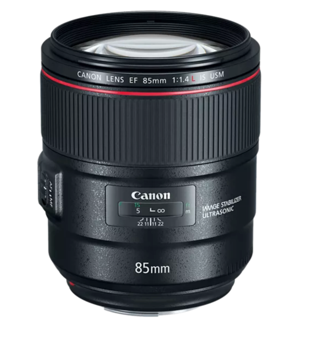 عکسی از لنز عمودی Canon EF 85mm f1.4L IS USM