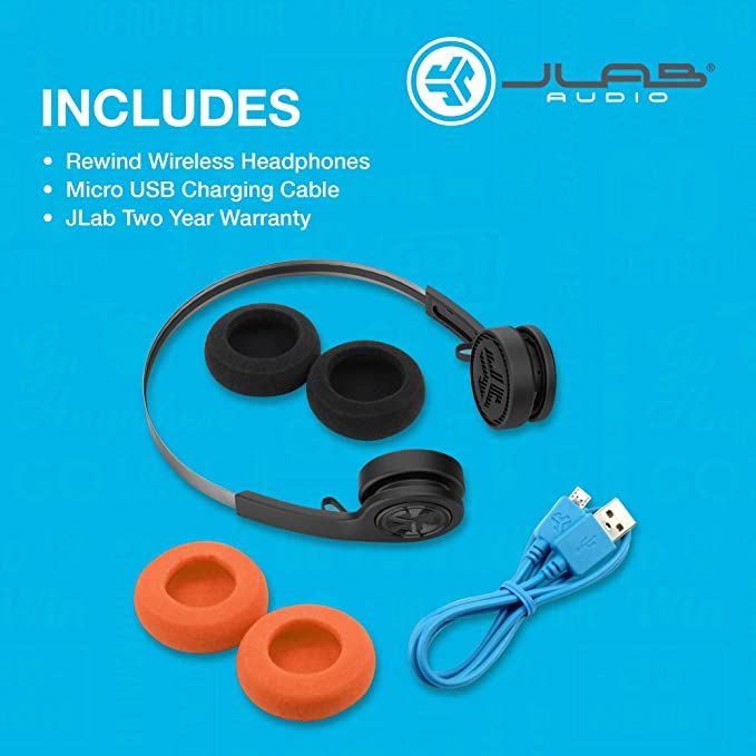 JLab headphones pack