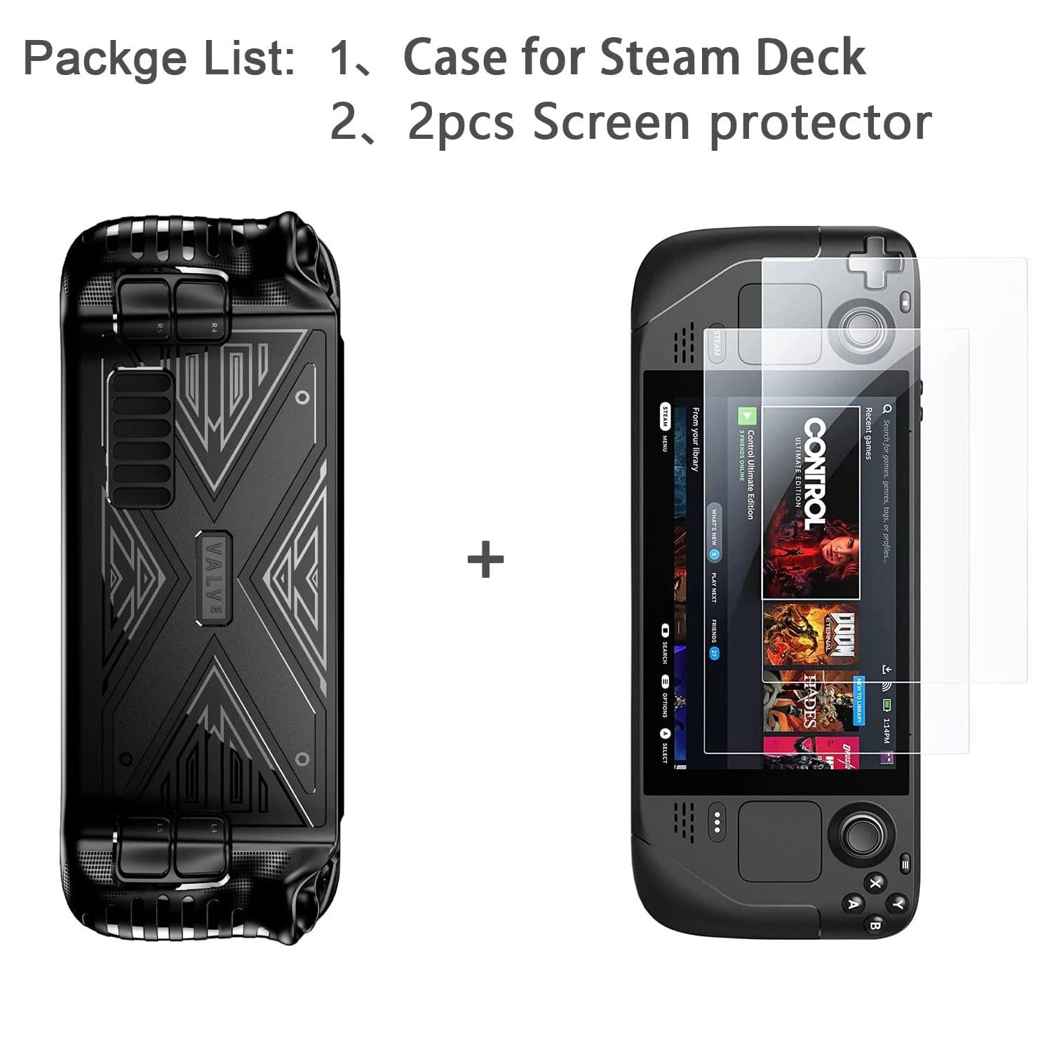 قاب محافظ Keruixin TPU برای Steam Deck-2