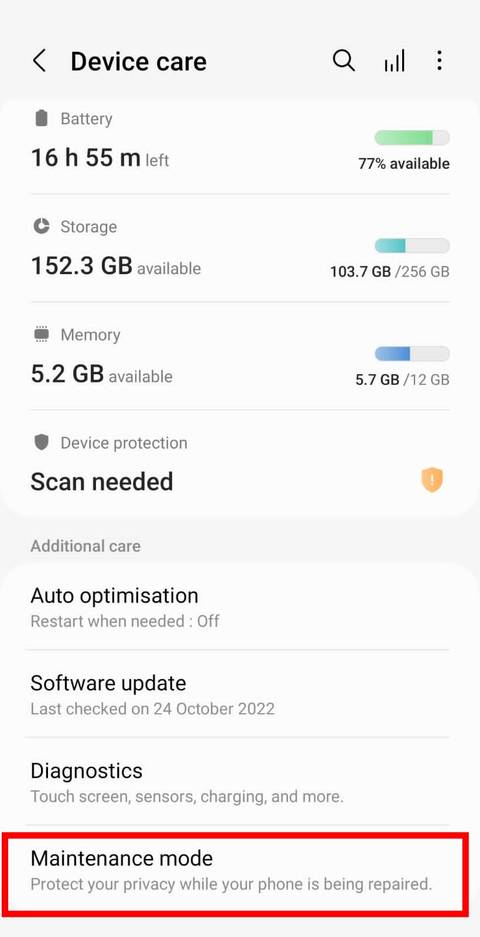 How to Enable Maintenance Mode on Samsung Galaxy Devices