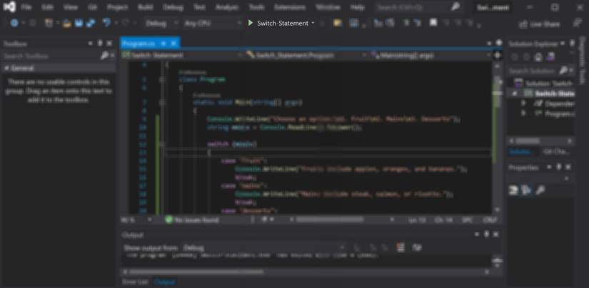 How to Use a Switch Statement in C#