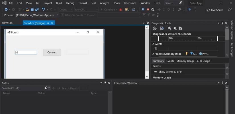 Winforms Group Box Input Winforms: The Basics of Debugging Using Visual Studio