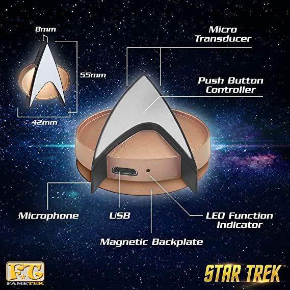 Star Trek communicator functions