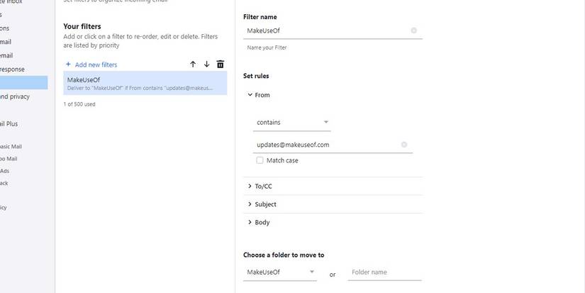 How to Whitelist an Email Address in Yahoo Mail