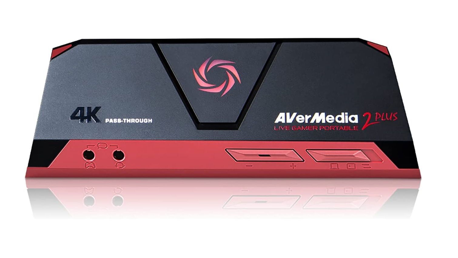 نمای نزدیک از avermedia gc513 دارای دو پورت 3.5 میلی متری