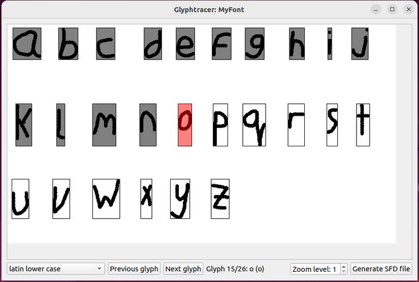 How to Create Your Own Fonts With Glyphtracer on Linux