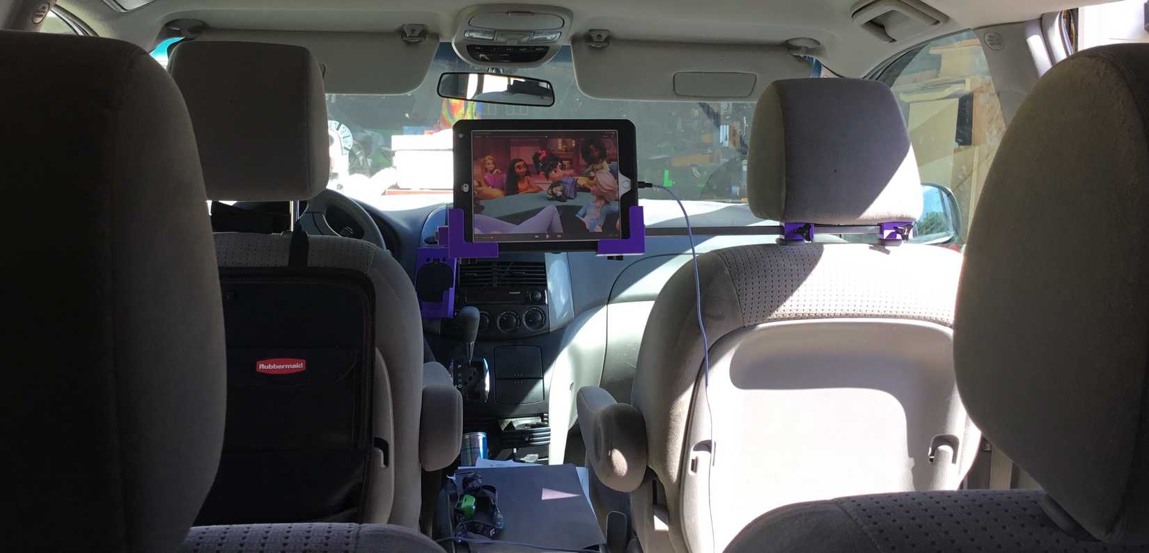 iPad Holder in a car