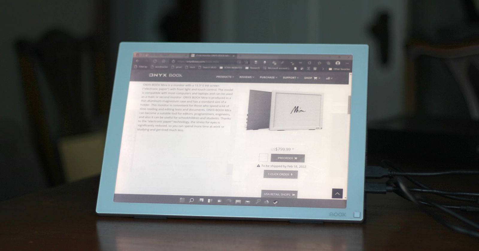 Onyx Boox Mira Review: Great E-Ink Monitor, but Who Is It For?