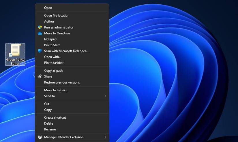 How to Create Local Group Policy Editor Shortcuts in Windows 11