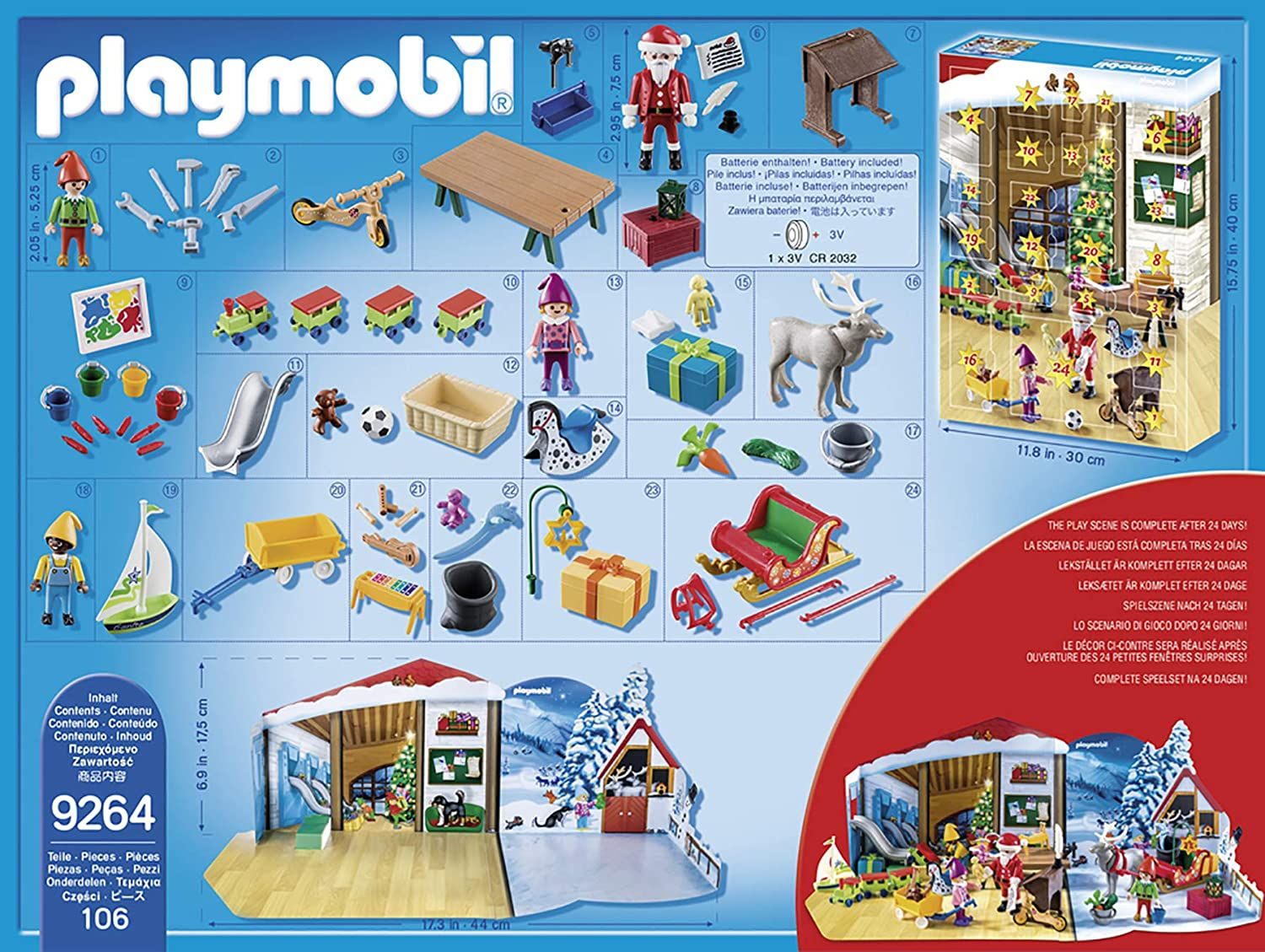 محتویات تقویم ظهور Playmobil