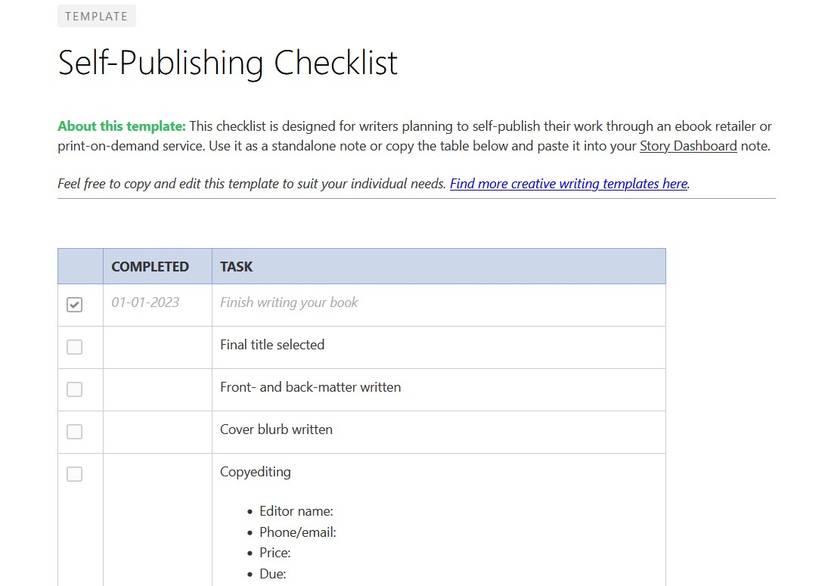 The 12 Best Free Evernote Templates for Creative Writers