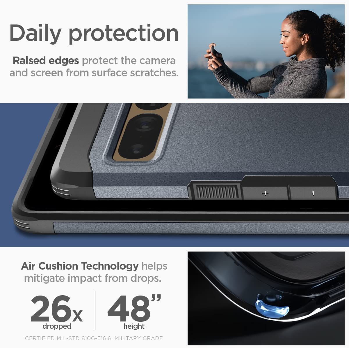 محافظ Spigen Tough Armor Pixel 7 Pro Case