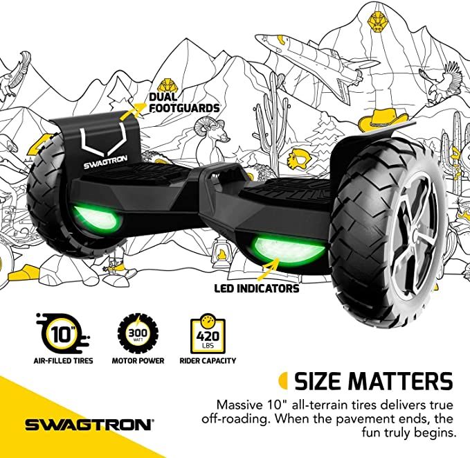 اندازه Swagtron مهم است