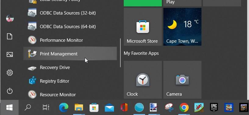 What Is the Windows Print Management Tool, and How Do You Access It?