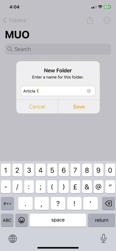 How to Organize Notes on Your iPhone Using Folders