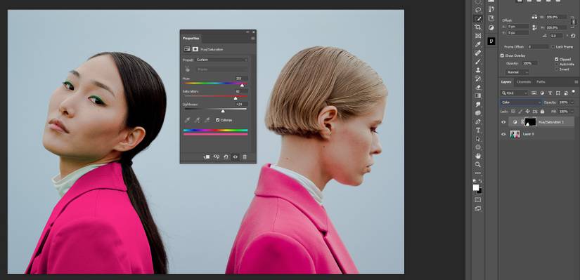 How to Exact-Match the Colors of Two Objects in Photoshop