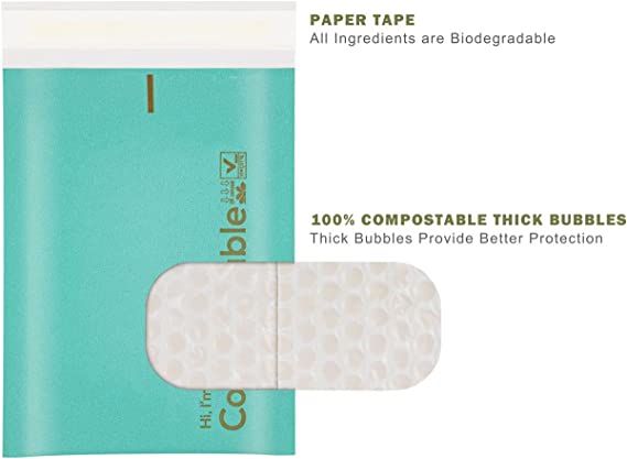 Compostible paper tape