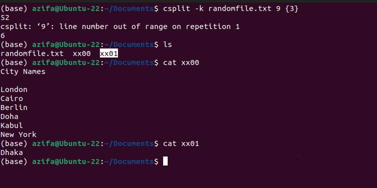 Csploit 2 How to Use the csplit Command to Split Files on Linux