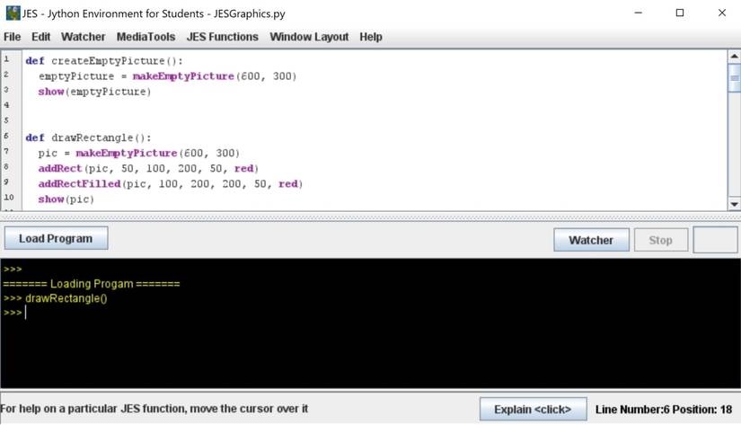 How to Create Graphics in a JES Application