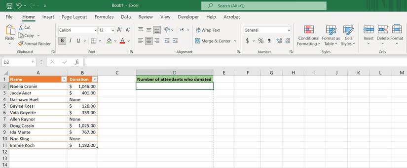 Autocount Excel How to Use the COUNT Function in Excel