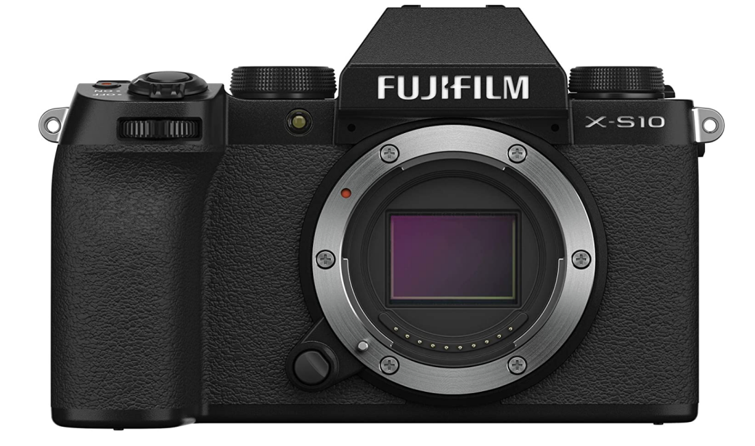 A face shot of a Fujifilm X-S10