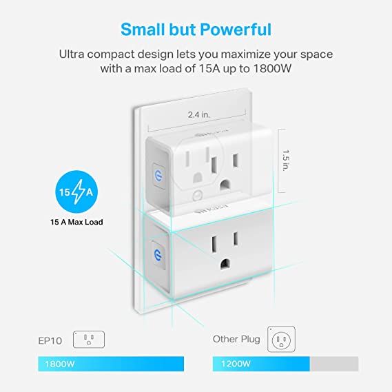 Kasa smart plug small but powerful