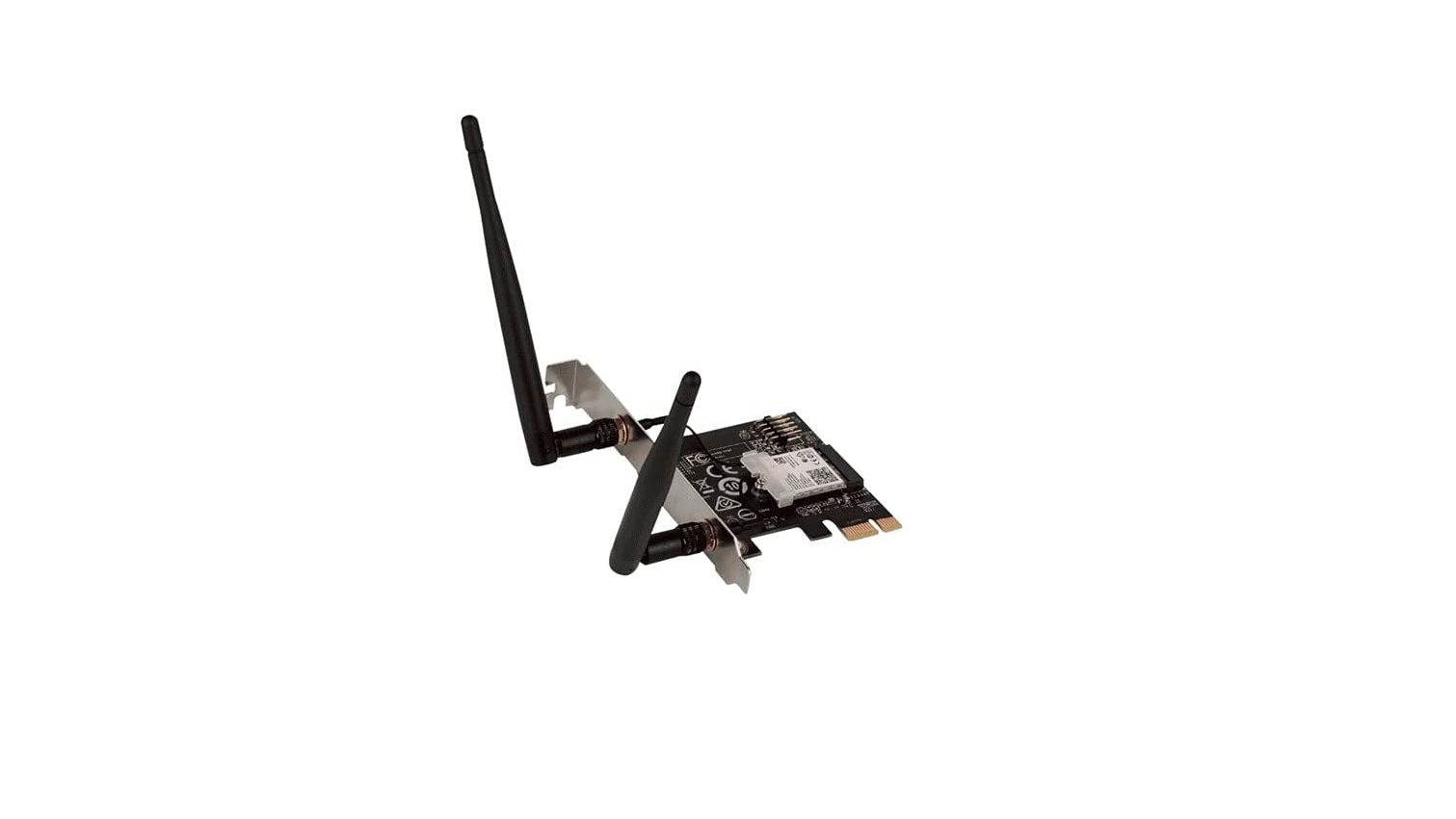 a top-down view of the msi ac905c bluetooth and wifi expansion card