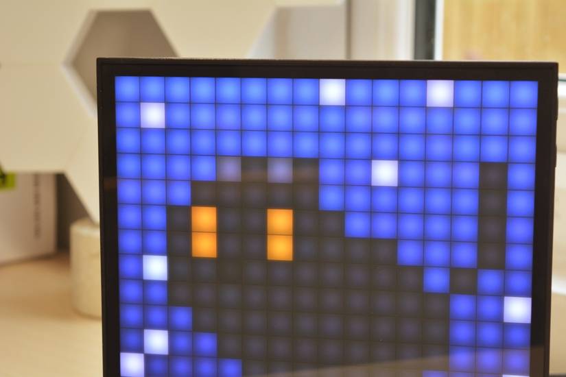 Wall Mounted Pixel Art and Social Integrations With the Divoom Pixoo 16