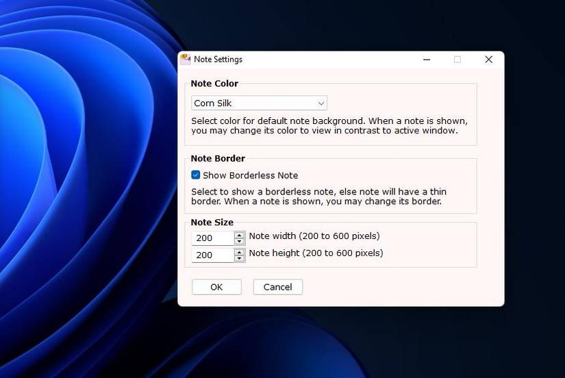 How to Stick Notes to App Windows in Windows 11/10