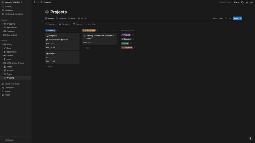 Notion Project Example A Quick Start Guide to Notion’s Projects and Tasks Templates