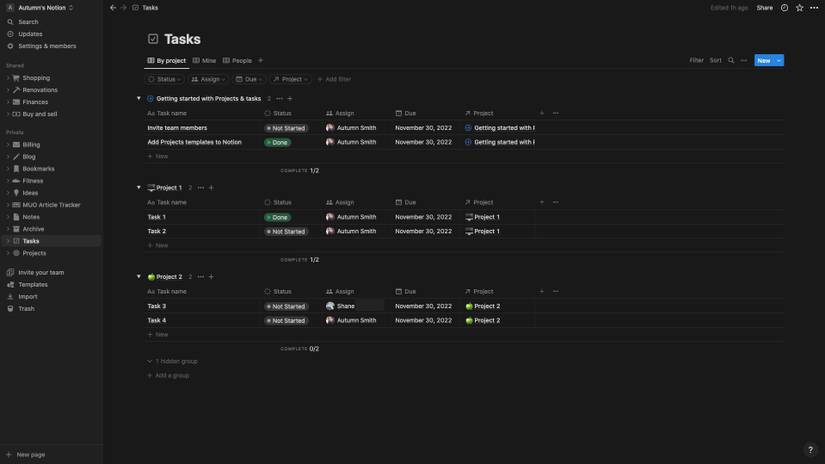 Task Properties Notion A Quick Start Guide to Notion’s Projects and Tasks Templates