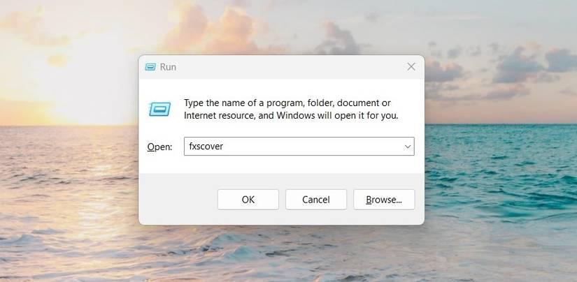How to Open the Fax Cover Page Editor in Windows 11
