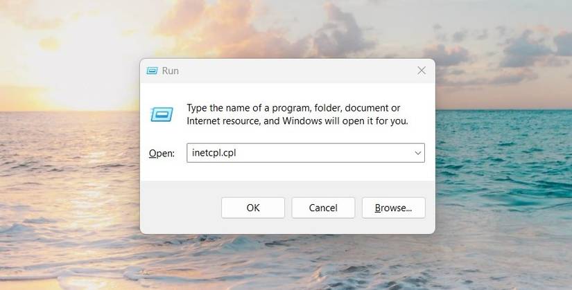 How to Open the Internet Options in Windows 11