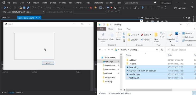How to Create a Drag and Drop File Uploader in a Winforms App