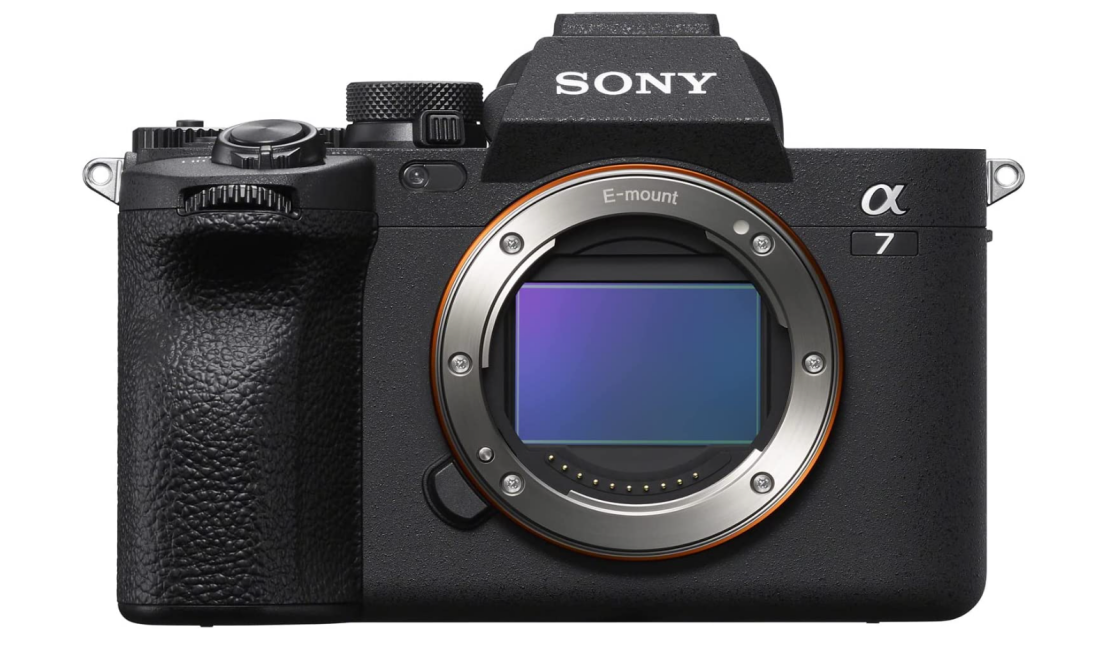 A front shot of a Sony A7 IV