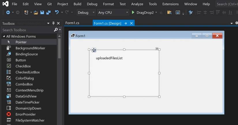 How to Create a Drag and Drop File Uploader in a Winforms App