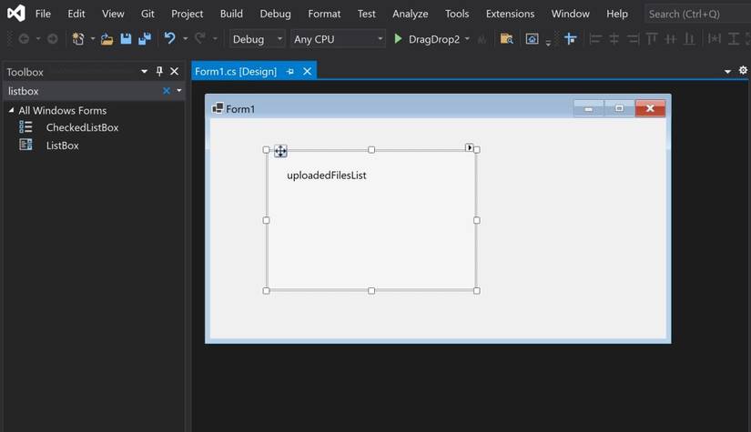 How to Create a Drag and Drop File Uploader in a Winforms App