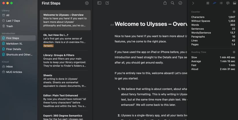 7 Reasons Why Ulysses Is the Best Writing App for Your Mac