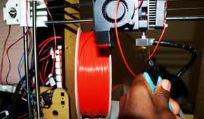 Removing stacked filament from the nozzle using cutting nippers