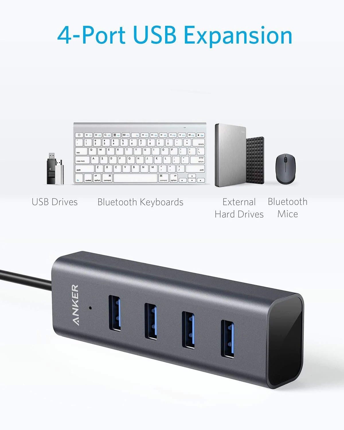 Anker USB-C به 4-Port USB 3.0 Hub-2